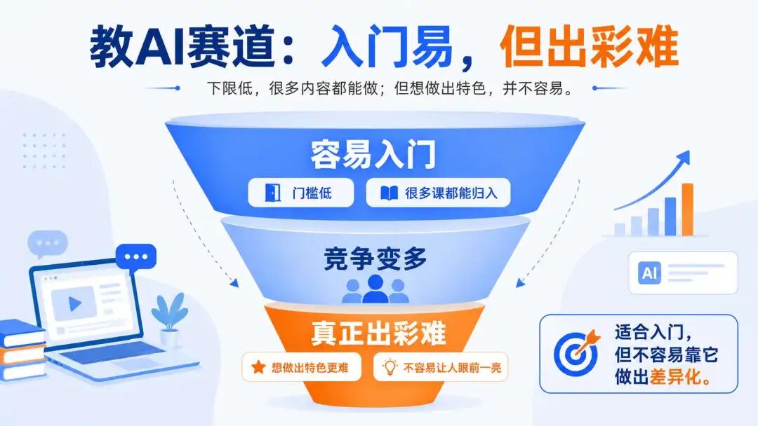 AI教育案例2：选对赛道，比做得好更重要