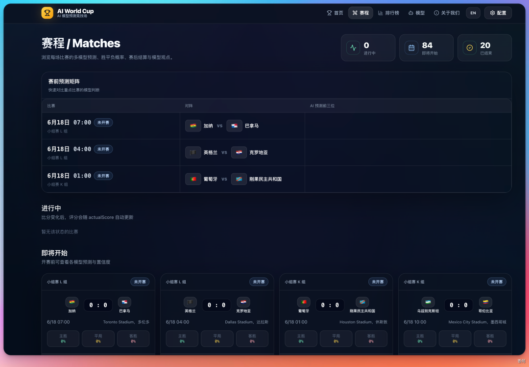 开源个狠活，世界杯 AI 模型竞技场！