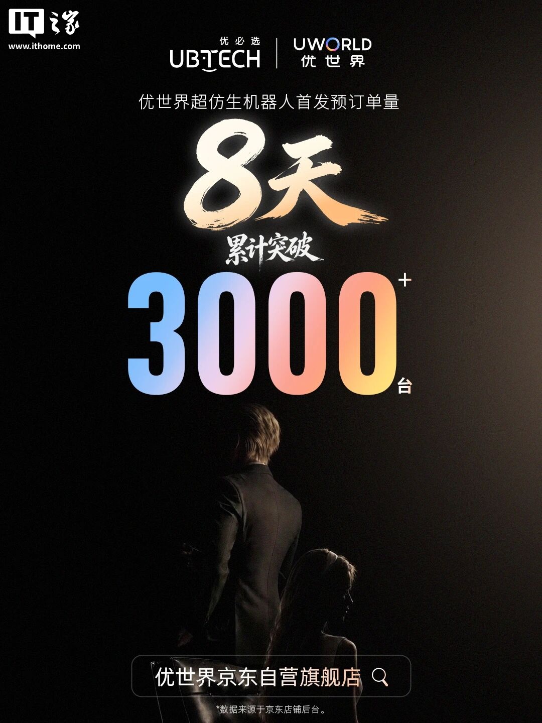 优必选全球首款全尺寸超仿生人形机器人小订突破 3000 台，仅限成年人购买使用