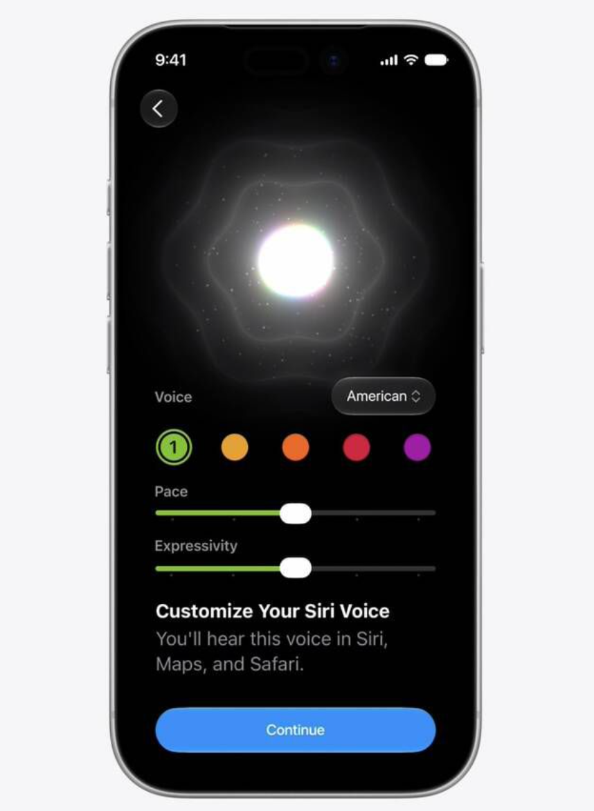 苹果 iOS 27 的 Siri AI 语音助手可自定义声音节奏、表现力