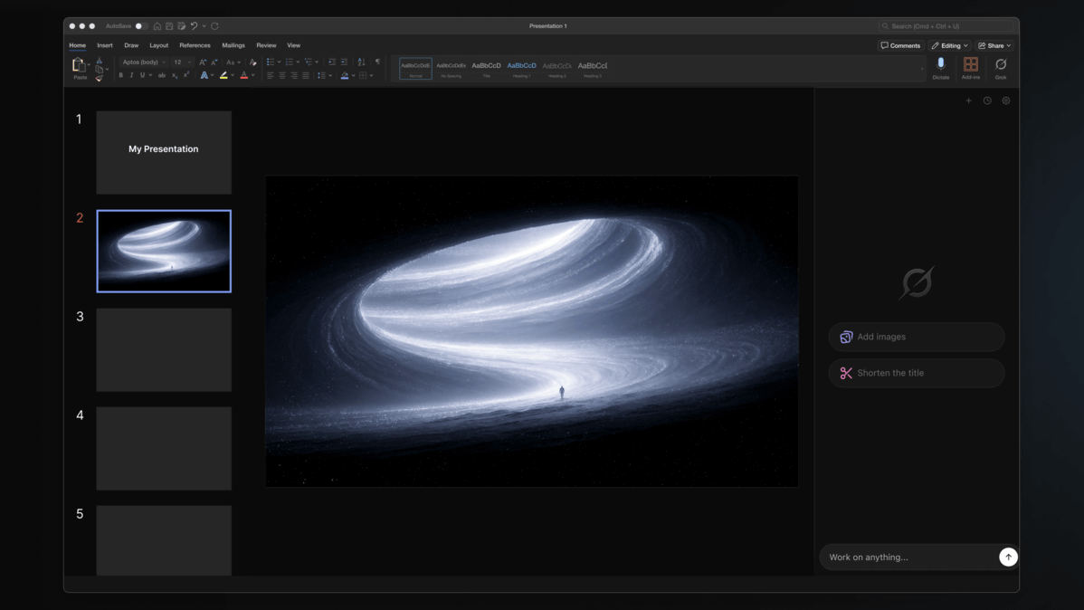 马斯克 SpaceXAI 为微软 Word / Excel / PowerPoint 推 Grok 扩展，AI 提升生产力