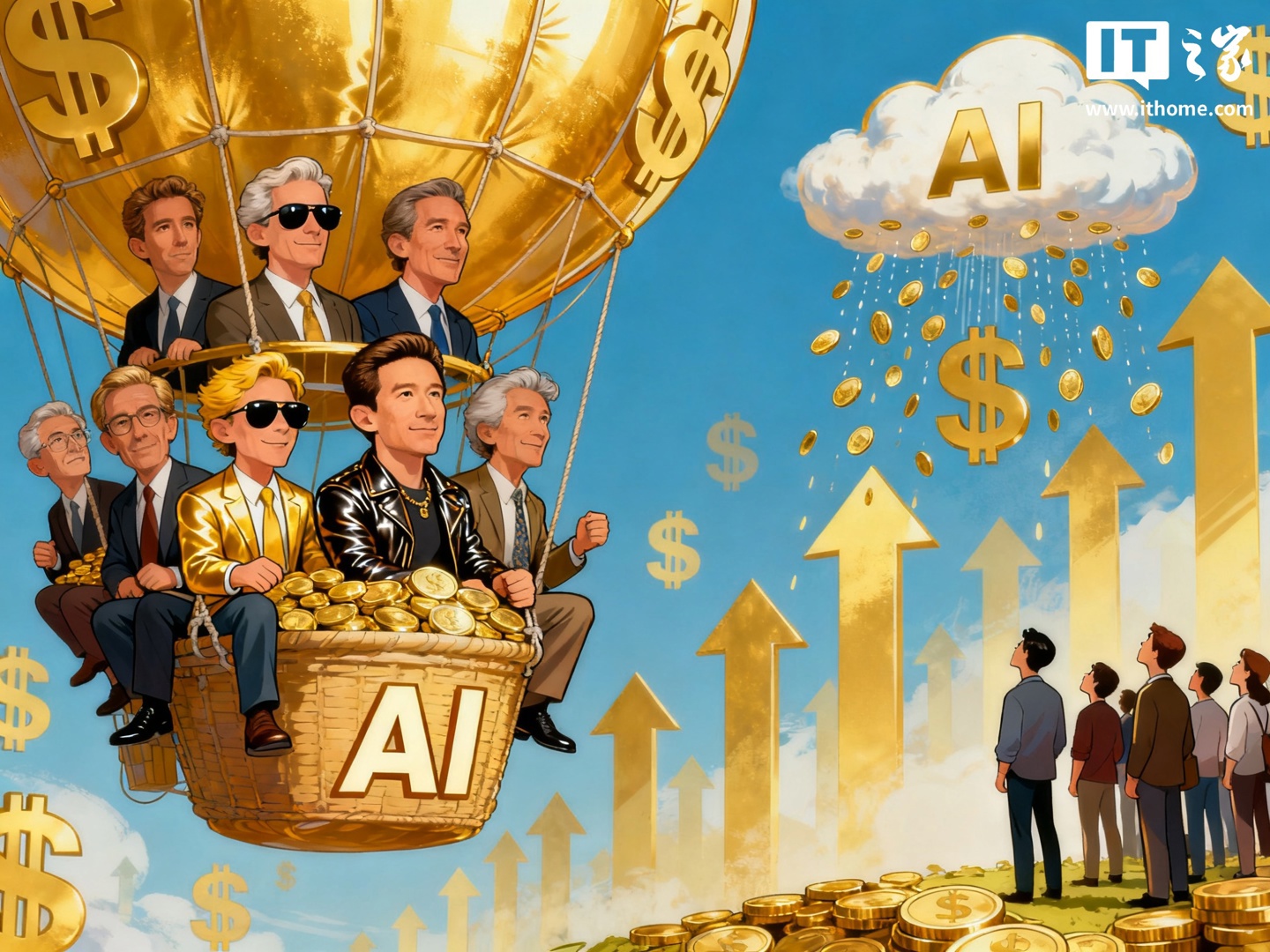 瑞银：AI 热潮炒热股市，去年全球新增近百万名百万富翁