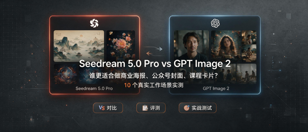 字节Seedream5.0 Pro 更新，AI生图也变天了！60组案例硬刚GPT Image 2