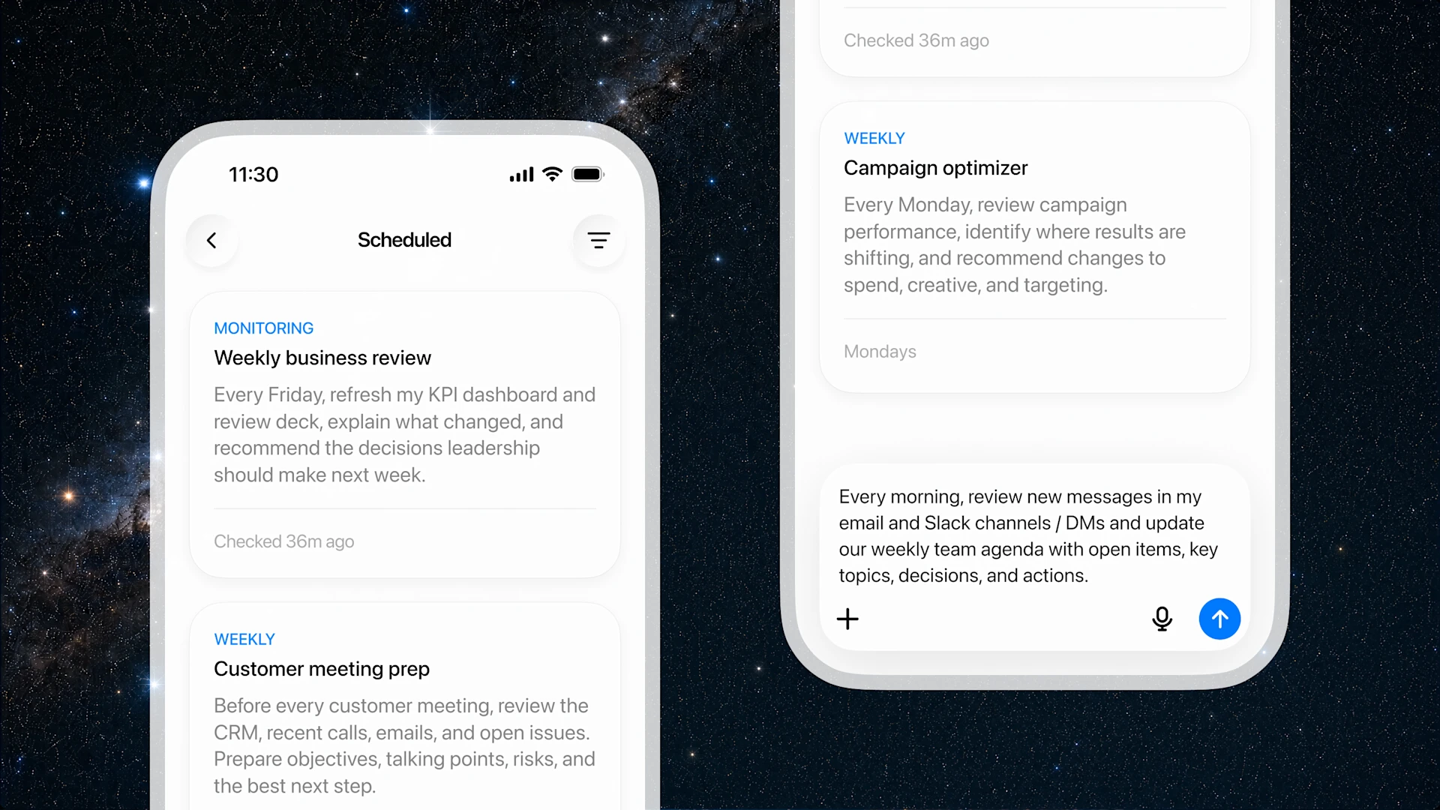 OpenAI 推出 ChatGPT Work 智能体：GPT-5.6 支持，可驾驭长时间、多步骤任务