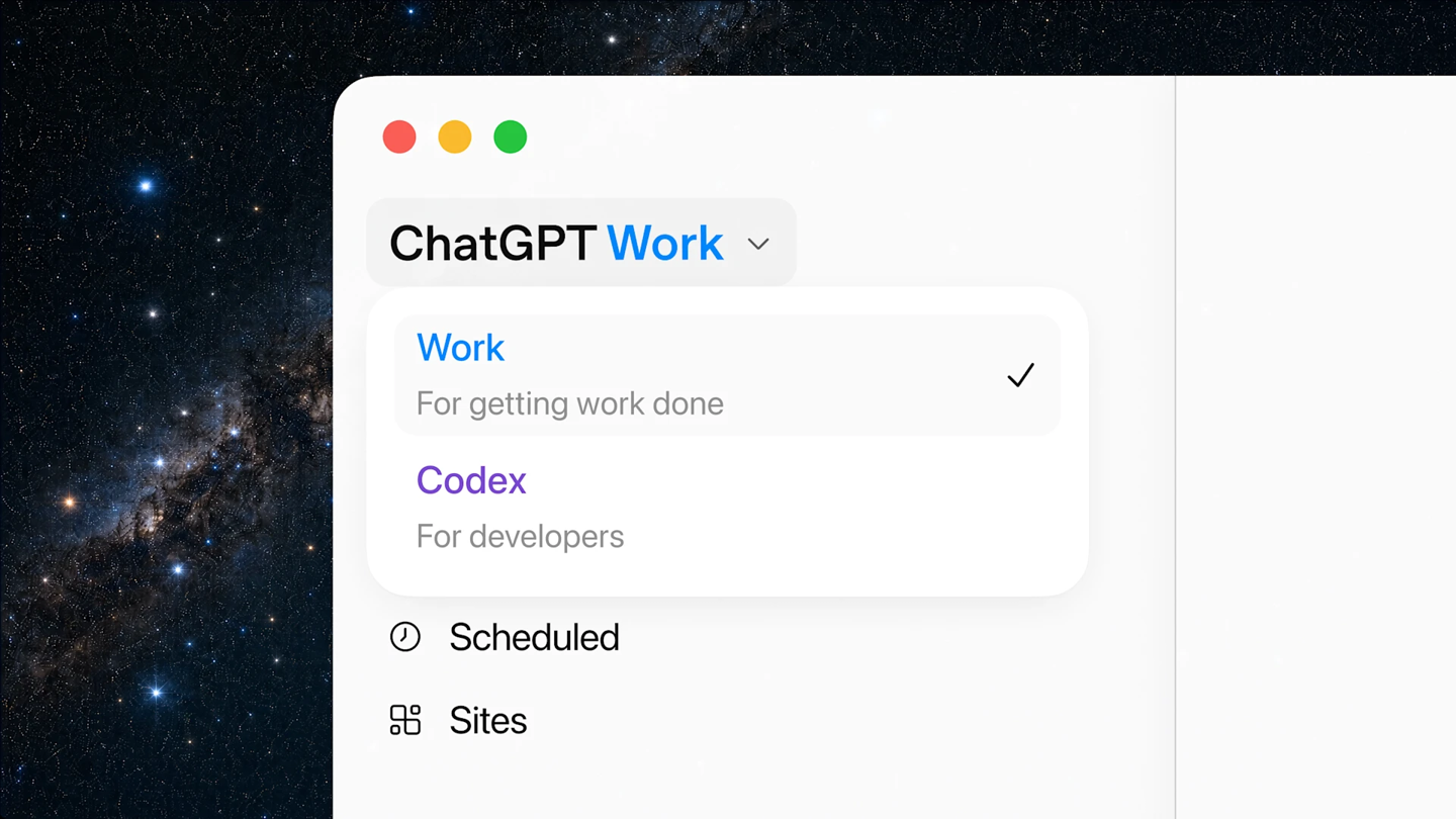 OpenAI 推出 ChatGPT Work 智能体：GPT-5.6 支持，可驾驭长时间、多步骤任务
