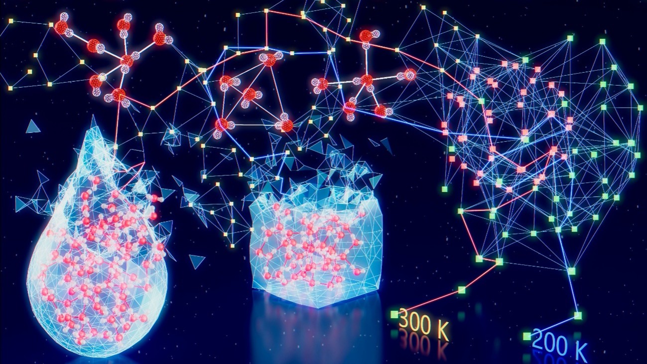 AI 探索破解水的百年谜团：为何水结冰会膨胀？