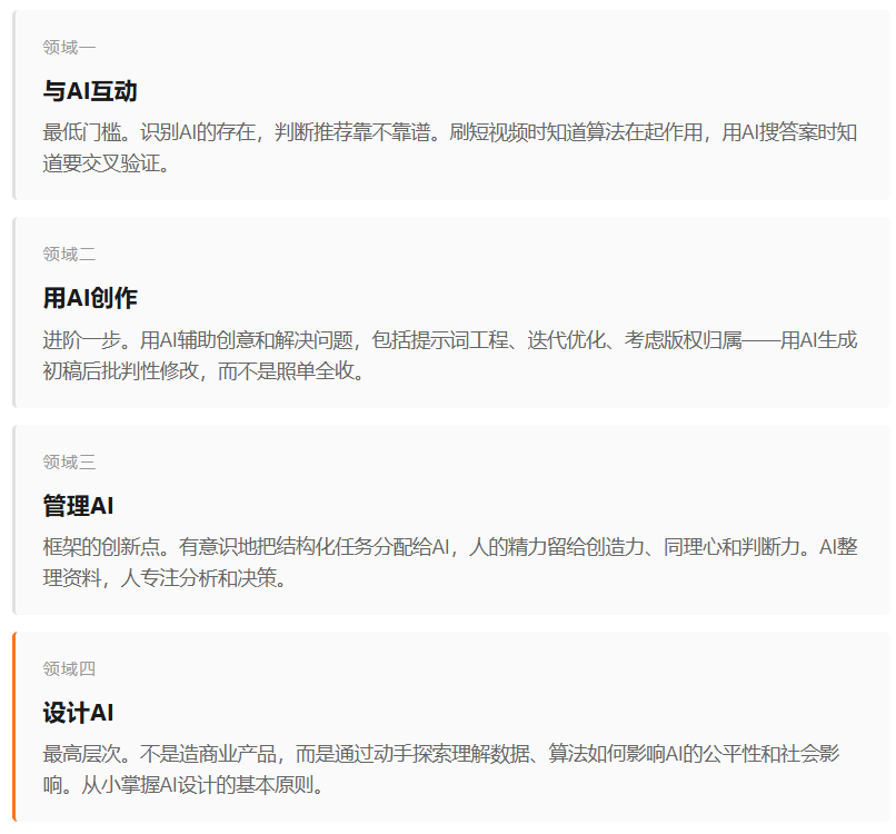 【文件速读】（OECD）赋能AI时代的学习者：面向中小学教育的AI素养框架（文末附下载）