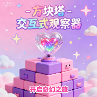 方块塔 - 交互式观察器